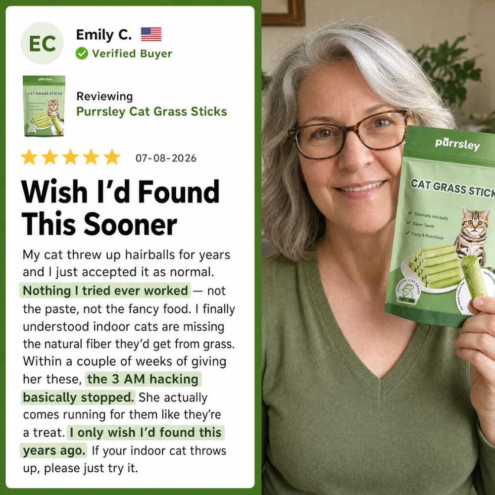 Purrsley Cat Grass Sticks