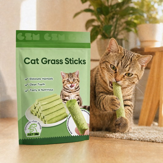 Purrsley Cat Grass Sticks